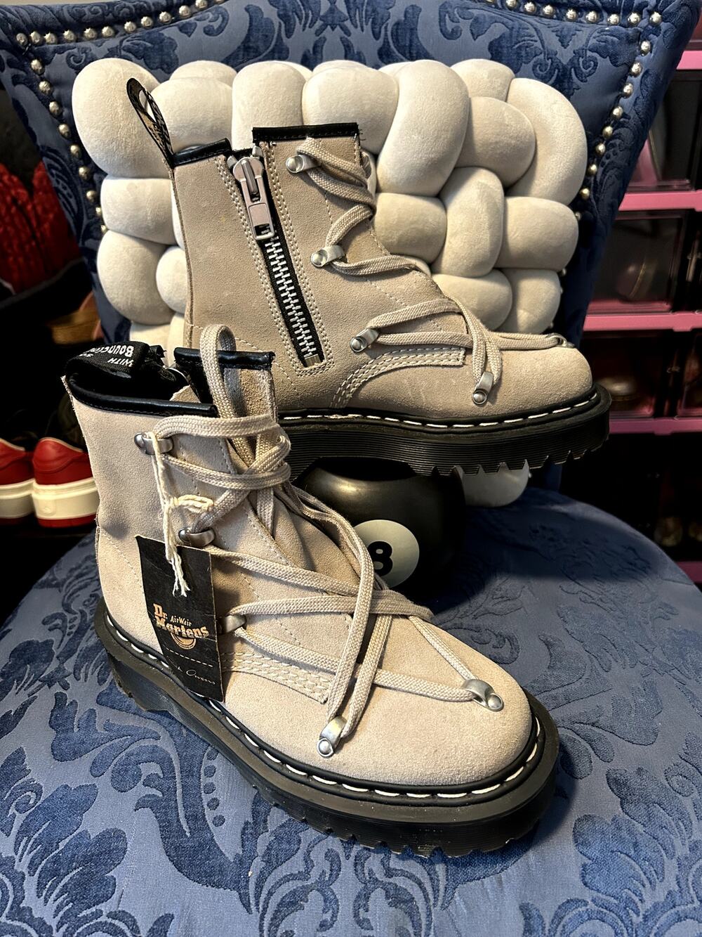 Dr Martens x Rick Owens Bex SS Tan Suede size 6/EU 37 NWT